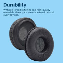 Replacement Ear Pads for JBL Tune 510BT/660NC & Sony MDR-ZX110/WH‑CH520 – Black