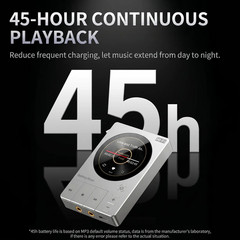 64GB HIFI Lossless MP3 Player Famue BF30 DSD256 192Khz 32Bit Piano Key Metal Des