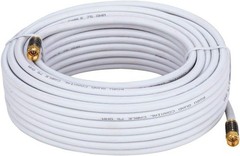 18AWG RG6 Quad Shielded CL2 Coaxial Coax Satellite Cable Extension TV Antenna