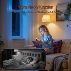2026 5G Mini HD Security Camera – 100 Days Battery, Night Vision, Motion Detecti