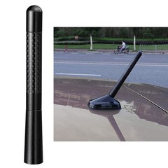 Bingfu Car Radio Stereo Antenna Mast Carbon Fiber Truck Universal Black