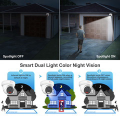Anpviz 4MP 6MP 8MP4K Audio PoE IP Security Camera Outdoor Color Night Vision AI