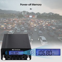 Retekess TR508 FM Transmitter Broadcast Stereo Radio Station Church Drive in Car