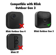 Rain Canopy Hood for Blink Outdoor Camera (3rd Gen) 2-pack