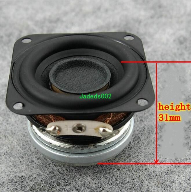 2pcs 1.5″inch 40mm 10W 4Ω full-range speaker 4ohm HiFi loudspeaker