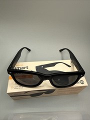Wear iQ Wireless Smart Glasses Bluetooth, Polarized Lenses, Black Matte Frame