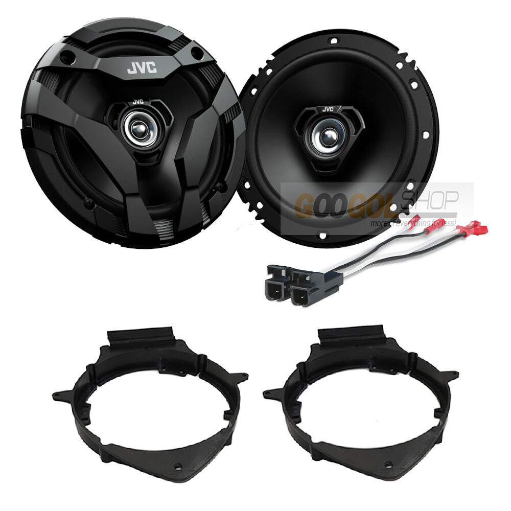 JVC 6.5″ 300W 2-Way speakers Truck Front OR Rear Door Speakers with Install Kits