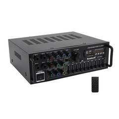 2000W Power Amplifier Bluetooth 5.0 USB FM Karaoke Home Car Stereo with Remote