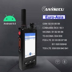 ANYSECU W63 IP68 4G Network Radio Android 9.0 NFC Zello Real-ptt PTT POC Radio