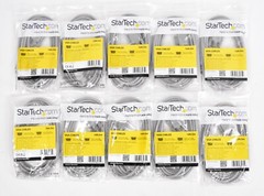 Lot of (10) StarTech.com 10 Ft. VGA HD15 MxM Computer Monitor Cables MXT101MM10