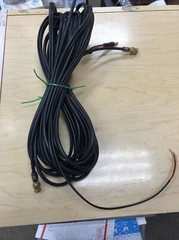 Lot of 3 30ft RG59 Siamese Coaxial Cable