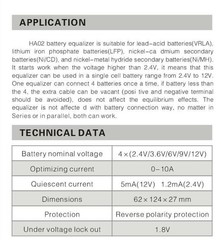 48V/24V Battery Equalizer Balancer Solar System Protection Battery Balancer
