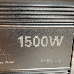 Pure Sine Wave Inverter 1500W 12V DC to 120V AC Power Inverter Off Grid Solar RV