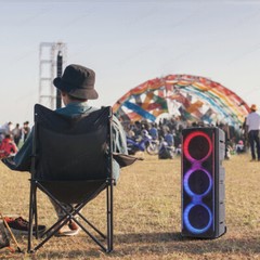Triple10in Woofer Bluetooth Speaker Heavy Bass Sound Party System w/ Mic Remote