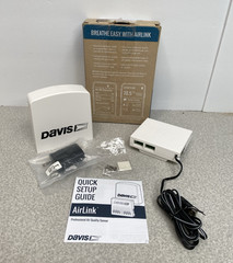 Davis AirLink 7210 Air Quality Monitor Smoke Dust Pollution For 2.4GHz Network