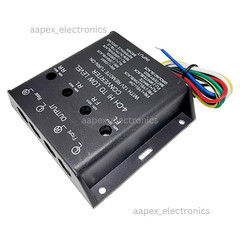 4-Channel Speaker to RCA Level Output Converter with 12V Remote Turn On LOC4