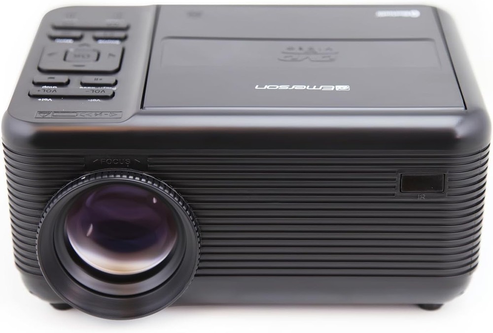 Emerson EVP-2501C 150″ Home Theater LCD Projector Combo with Built-In DVD Player