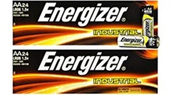 48 Energizer Industrial AA Alkaline Batteries (EN91, LR6, 1.5V) Freshest Date!