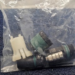 (QTY 2) Neutrik NL4FXX-W-L: Speak On Cable 10-16mm 4Pole Chuck Speaker Connector