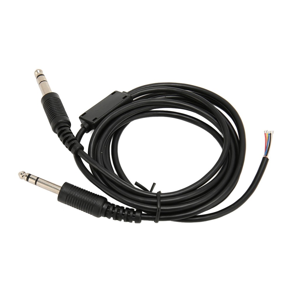 Aviation Headset Replacement Cable 6.6ft Dual GA Plug For David Clark/AVCOMM