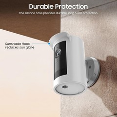 Silicone Case for Ring Outdoor Cam Plus (2025 Release) Soft Silicone Skin Cover