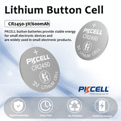 20 PACK Super Fresh Long CR2450 ECR 2450 3v LITHIUM Coin Cell Battery PKCELL