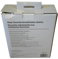 AM/FM Amplified Indoor Radio Antenna