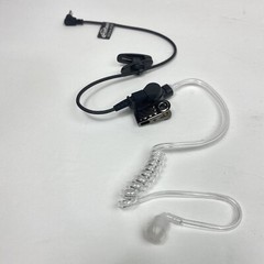 Short 12” Cord 2.5mm Listen Only Earpiece w/ Acoustic Tube Headset Surveillance