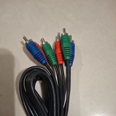 6FT COMPONENT VIDEO CABLE 3 RCA RED GREEN BLUE RGB COAXIAL for HDTV DVD VCR COAX