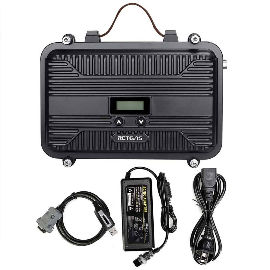Retevis RT97S Full Duplex GMRS Repeater Ham Radios Base Station 8CH Portable