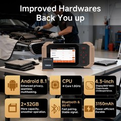 2026 ThinkScan 641 OBDII Scanner CAN-FD Engine FCA Active Test Diagnostic Tool