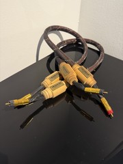 HiDiamond Reference Black Gold RCA Interconnect Cable 1mt