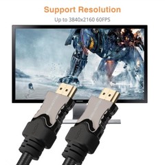 HDMI 2.1 Cable | 8K @120Hz / 4320p / 4:4:4 (High Speed) w/ Ethernet for PS4 Pro