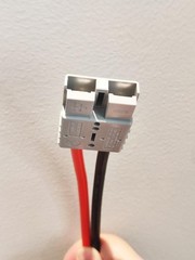 2 PCS 8AWG Cable 50A Connectors For LiFePO4 Battery M8 Terminal 1.64 Ft