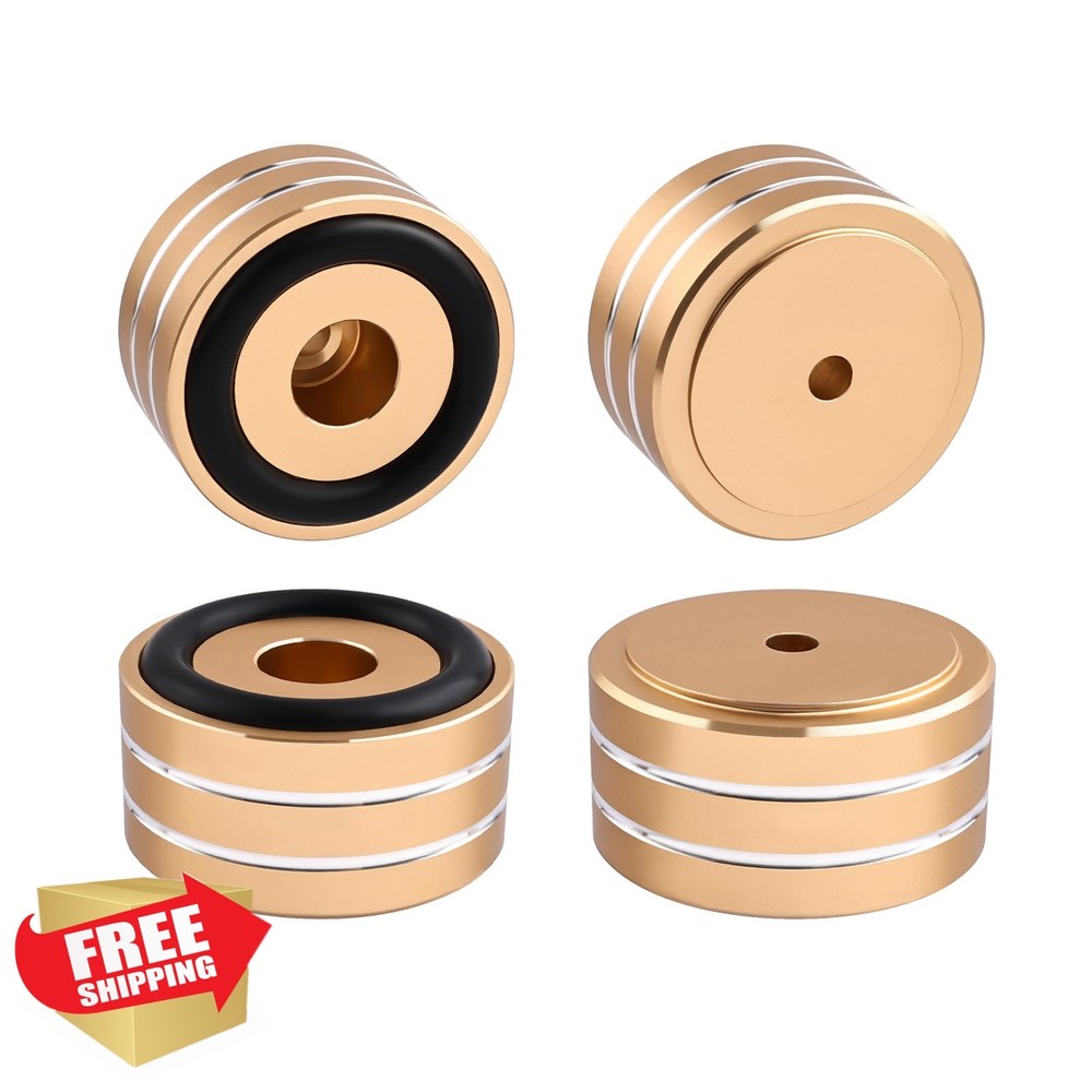 YYTCG Turntable and Speaker Isolation Feet,Copper-Aluminum Alloy Anti-Vibrati…