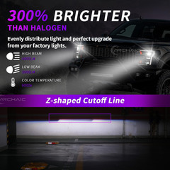 2015-2017 F150 2017-2020 Raptor Projector Headlight Pair–Compatible