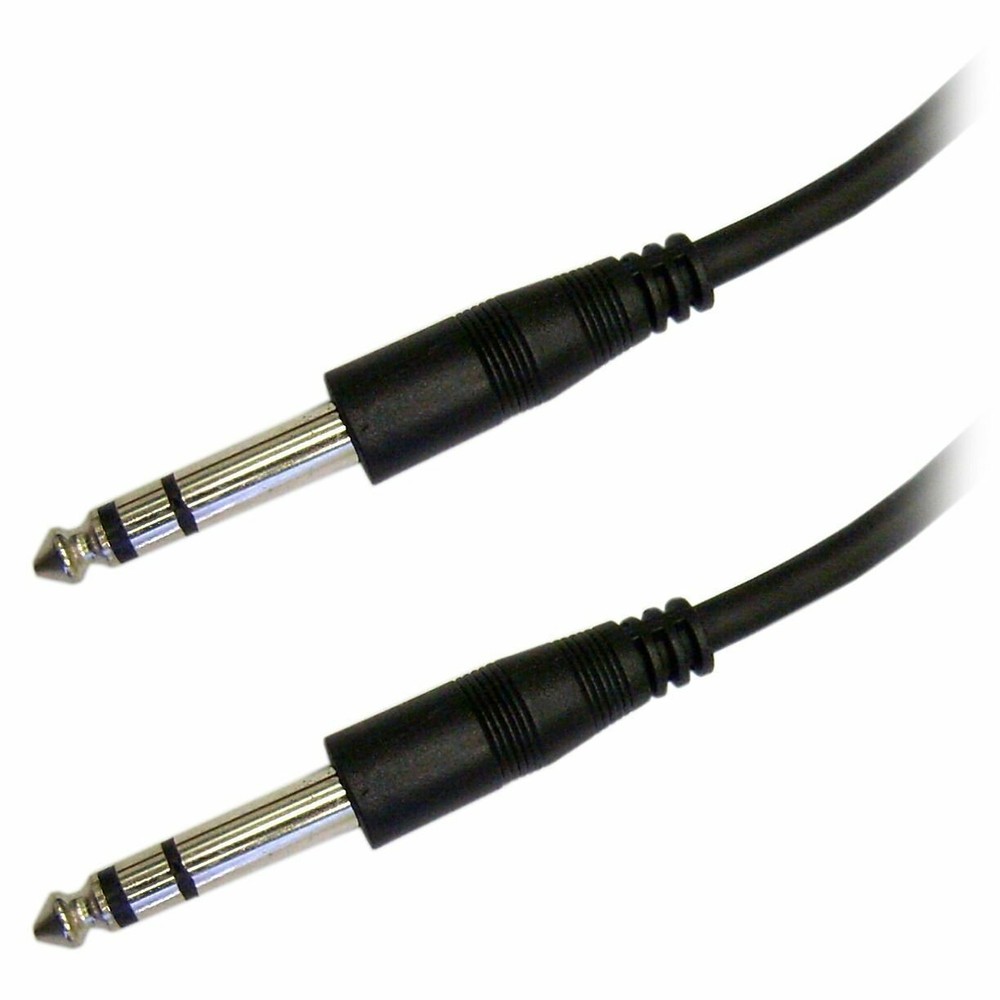 6 10 15 25 50 100FT 1/4″ 6.35mm Stereo Male-Male Audio Speaker Guitar Cable Cord