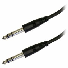 6 10 15 25 50 100FT 1/4″ 6.35mm Stereo Male-Male Audio Speaker Guitar Cable Cord