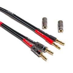Banana Plug to Banana Plug Speaker Cable, 12awg tinned Oxygen Free Copper (OF