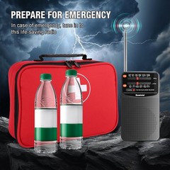 Homicial AM/FM Portable Radio, Battery Powered, Excellent Reception
