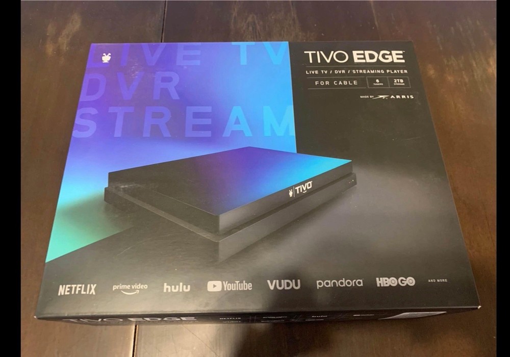 TiVo EDGE for Cable 2TB DVR & Streaming Player 6 Tuner Lifetime All In VOX