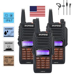 US BAOFENG 18W 8800MAH UV9R PLUS WALKIE TALKIE UHF VHF LONG RANGE WATERPROOF LOT
