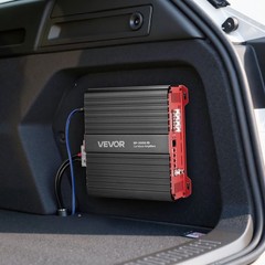 VEVOR Monoblock Car Amplifier Class D Subwoofer Amplifier 3000W RMS 1/2/4 Ohm