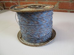Thermax 22 AWG Stranded SPC Hookup Wire PTFE Teflon Blue Brown White NOS 22gauge