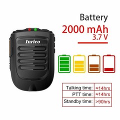 Inrico Wireless PTT Microhpone B02 for Ios Android S200 S300 4G Network Radio