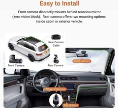 Vantrue N4 Pro S (N4 Pro S) 3 Channel Dashcam 4K + 1080P + 2.5K Optional LTE