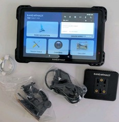 RAND MCNALLY TND 1050 TND1050 10″ TRUCK GPS RECEIVER LIFETIME MAP