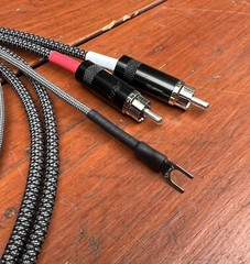 4 Ft. JMB CABLE CO Audiophile Turntable Phono RCA Cables w/Gnd connect pro ject