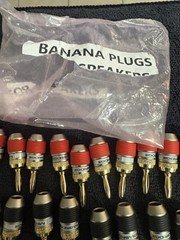 Mediabridge Banana Plugs Corrosion Resistant 24k Gold Plated Connectors 28 Piece
