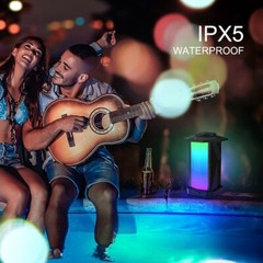 Outdoor Bluetooth Speakers, 50W Loud Wireless Waterproof Lantern Speaker